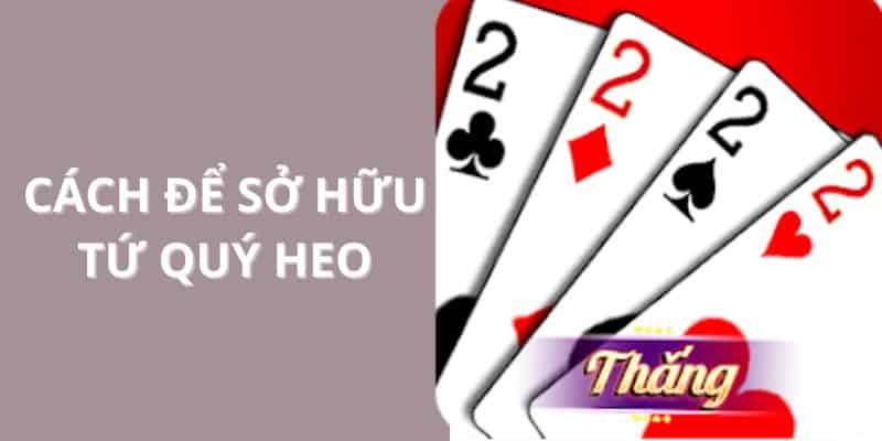 Lợi dụng thủ thuật để có tứ quý heo