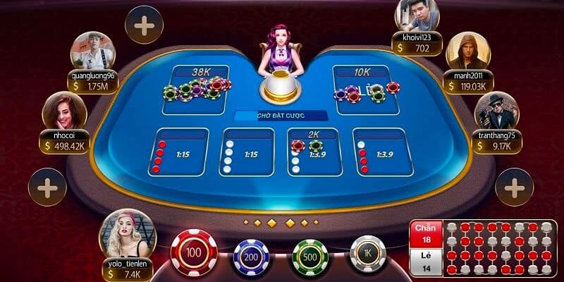 Giao diện chơi Xóc Đĩa đẳng cấp